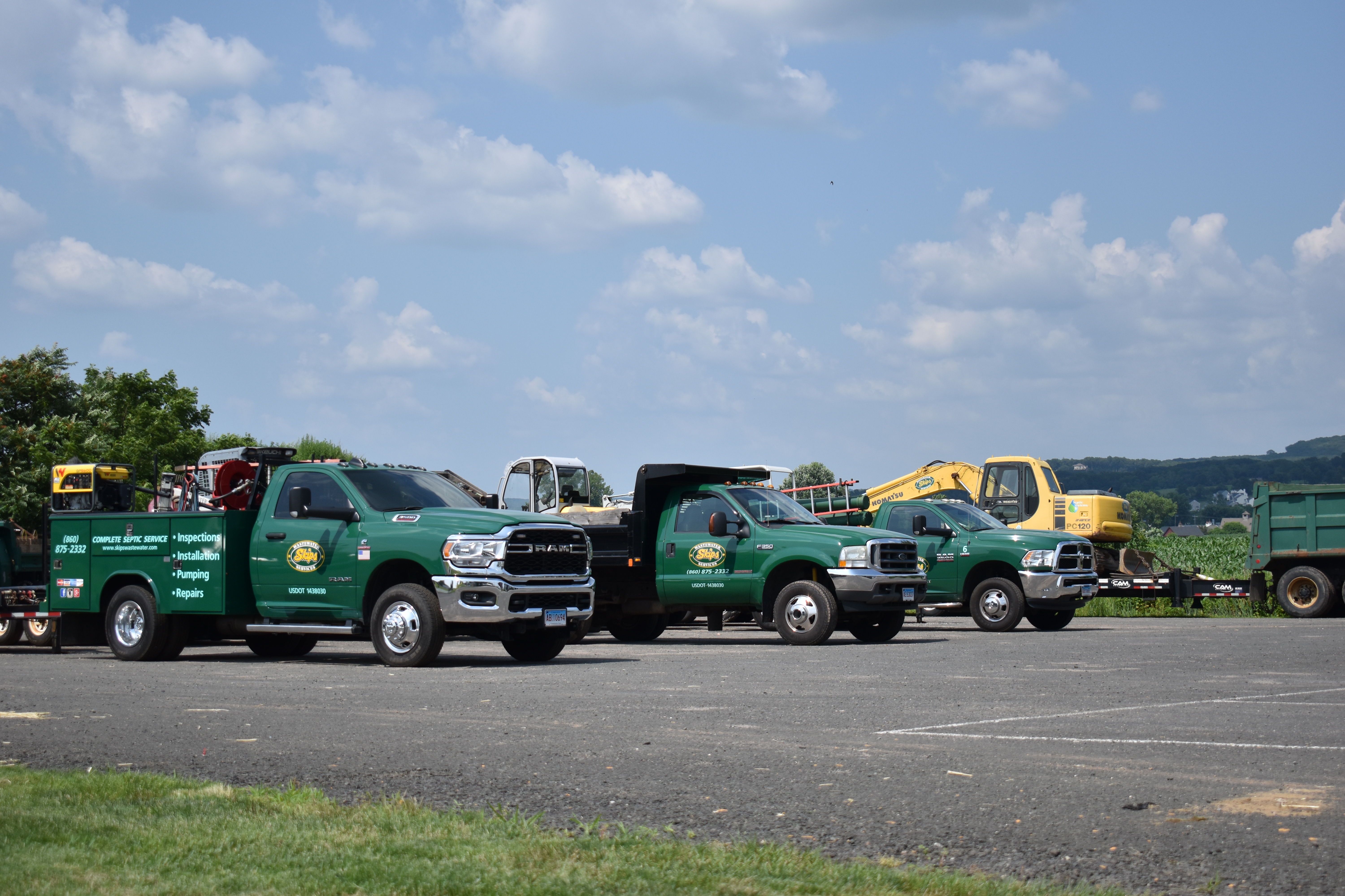 skips wastewater pump truck septic inspection connecticut
