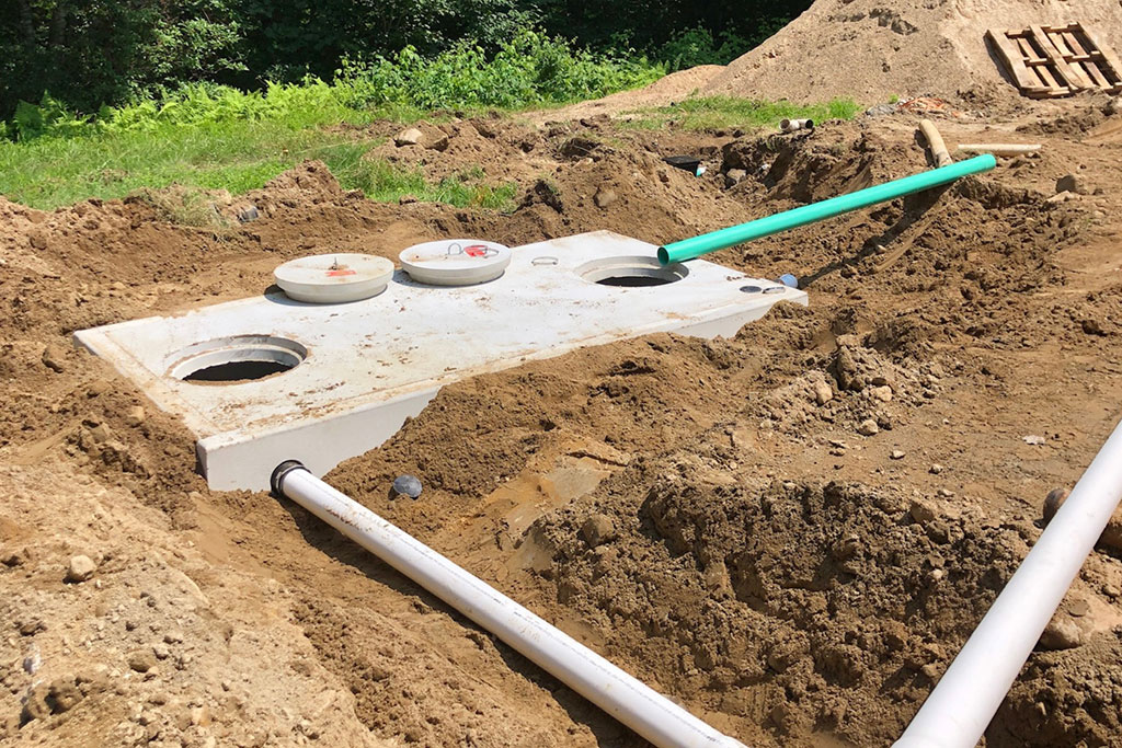 skips septic construction