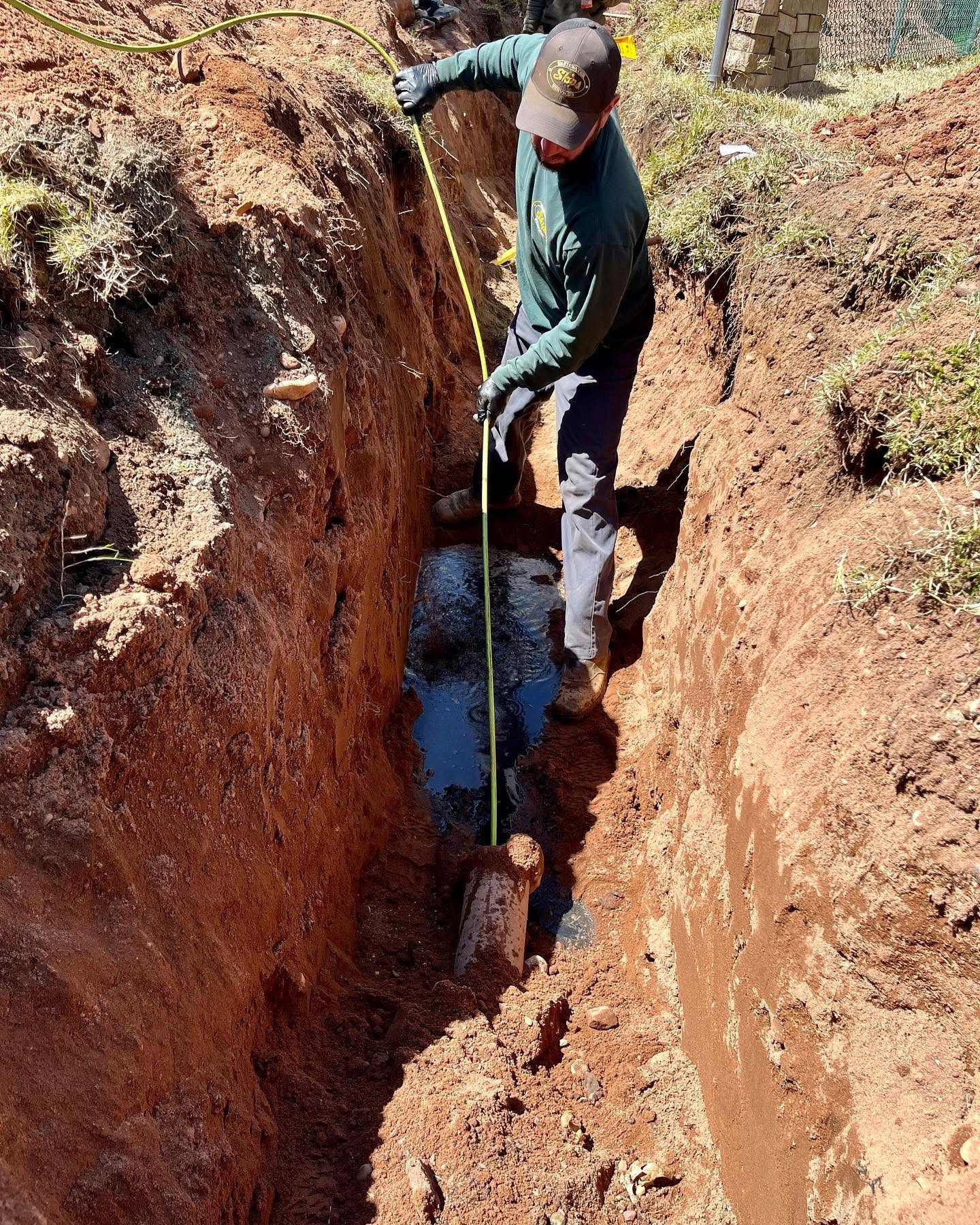 hydro-jetting sewer line public force main emergency backup septic wastewater